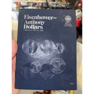 Eisenhower-Anthony Dollars Collection 1971-1981 Whitman Coin Folder Album C 1984